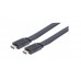 Cable HDMI plano 4K con Ethernet de 5 m 